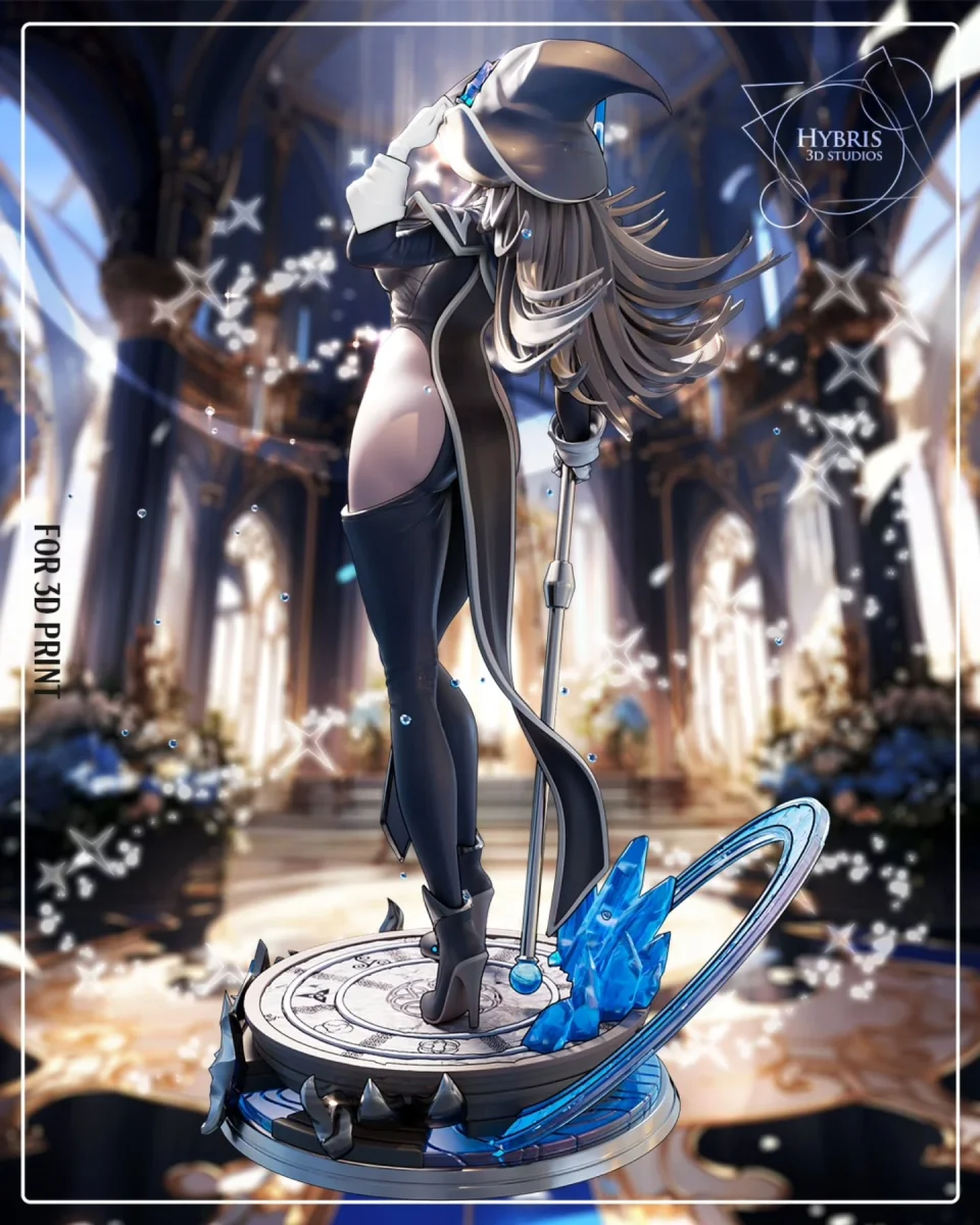 Silent Witch | Fan Art | 3D Printed Resin Model Garage Kit | *Un-Painted* | Hybris Studios 7