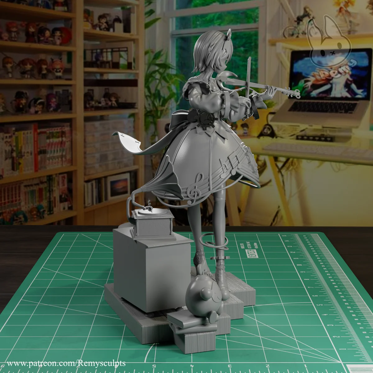 Cecilia Immergreen | Fan Art | 3D Printed Resin Model Garage Kit | *Un-Painted* | Remy Sculpts 8
