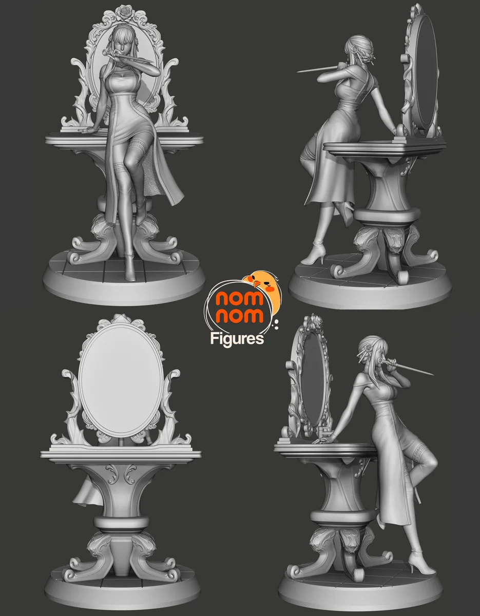 Yor Forger | Fan Art | 3D Printed Resin Model Garage Kit | *Un-Painted* | Nomnom 5