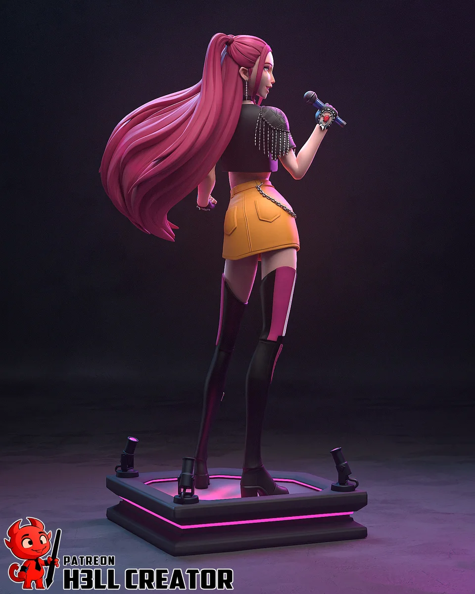 Mira | Fan Art | 3D Printed Resin Model Garage Kit | *Un-Painted* | H3LL Creator 6