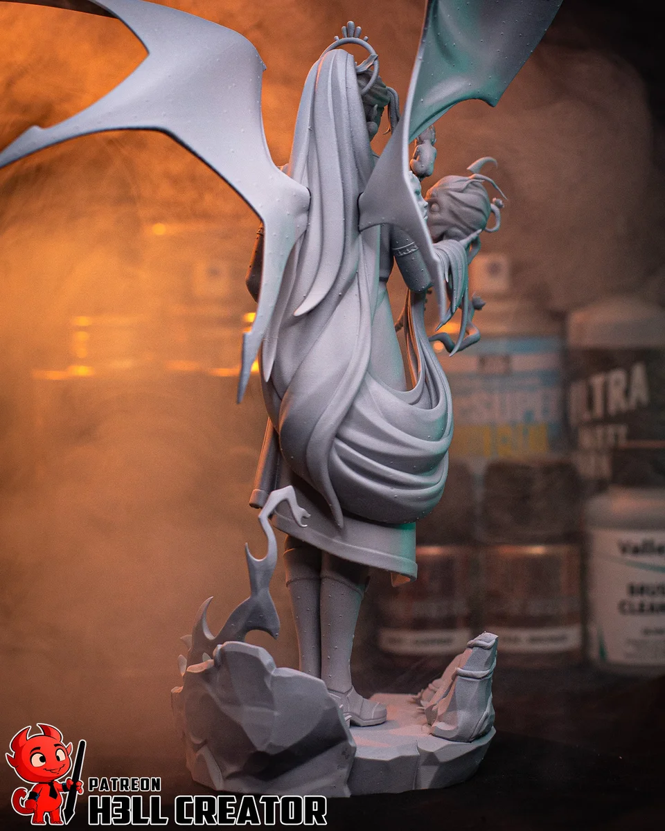Chaos | Fan Art | 3D Printed Resin Model Garage Kit | *Un-Painted* | H3LL Creator 12
