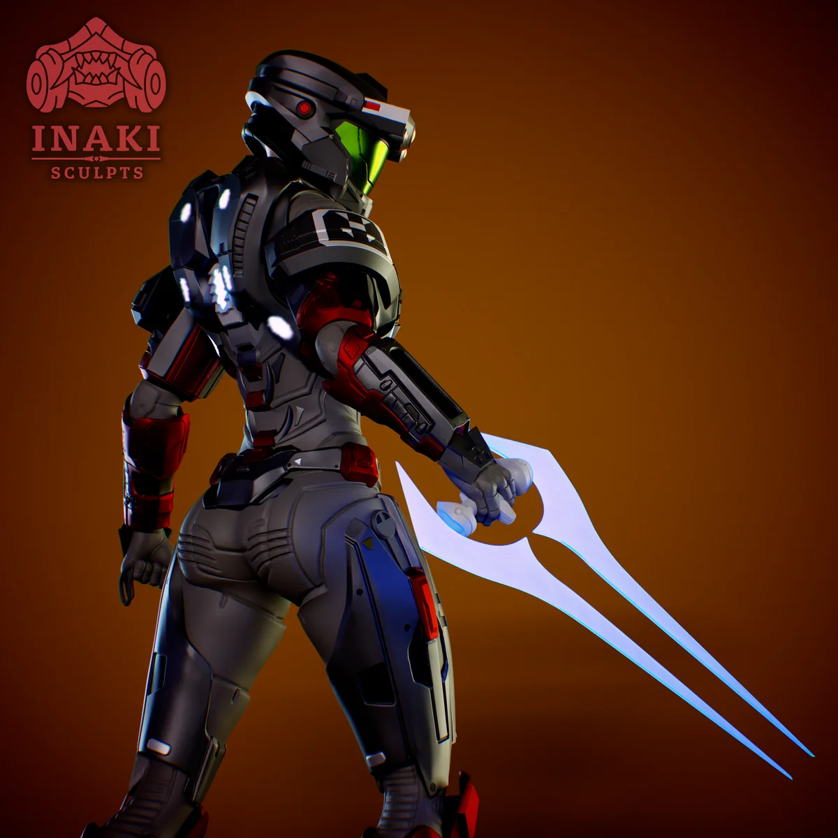 Beastkin Spartan | Fan Art | 3D Printed Resin Model Garage Kit | *Un-Painted* | Inaki Sculpts 4