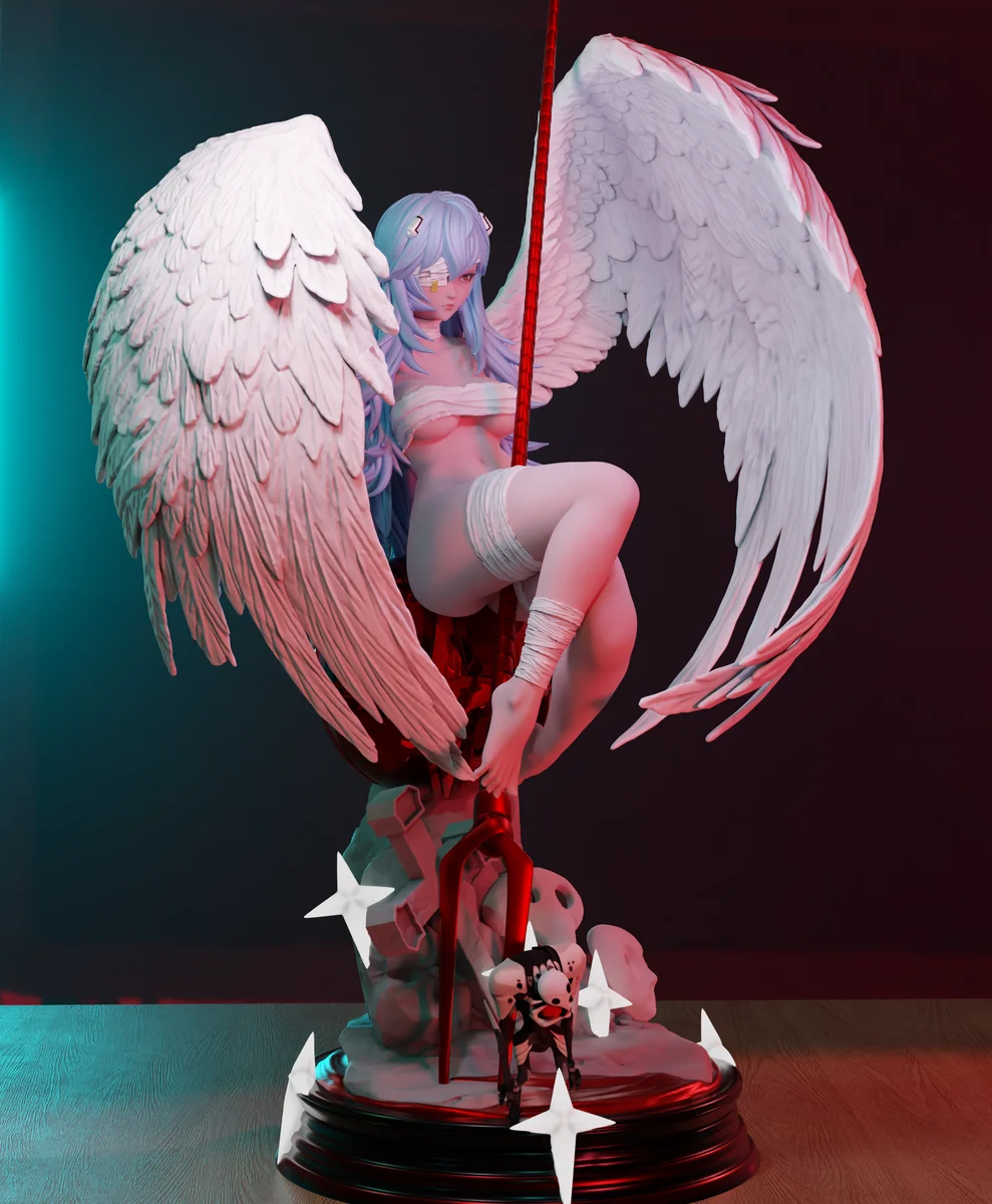 Rei Ayanami | Fan Art | 3D Printed Resin Model Garage Kit | *Un-Painted* | Momoji 5