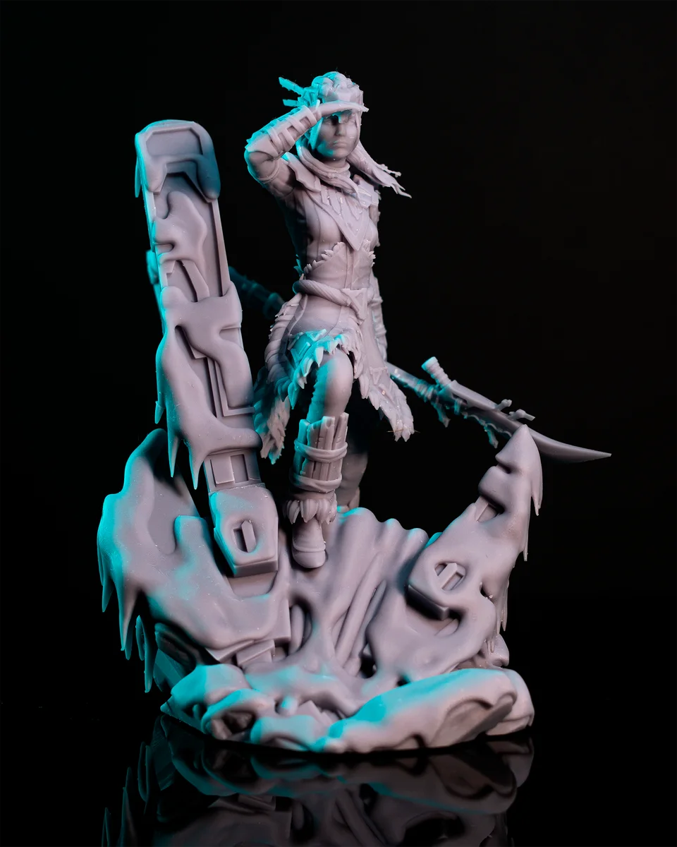 Aloy | Fan Art | 3D Printed Resin Model Garage Kit | *Un-Painted* | H3LL Creator 3