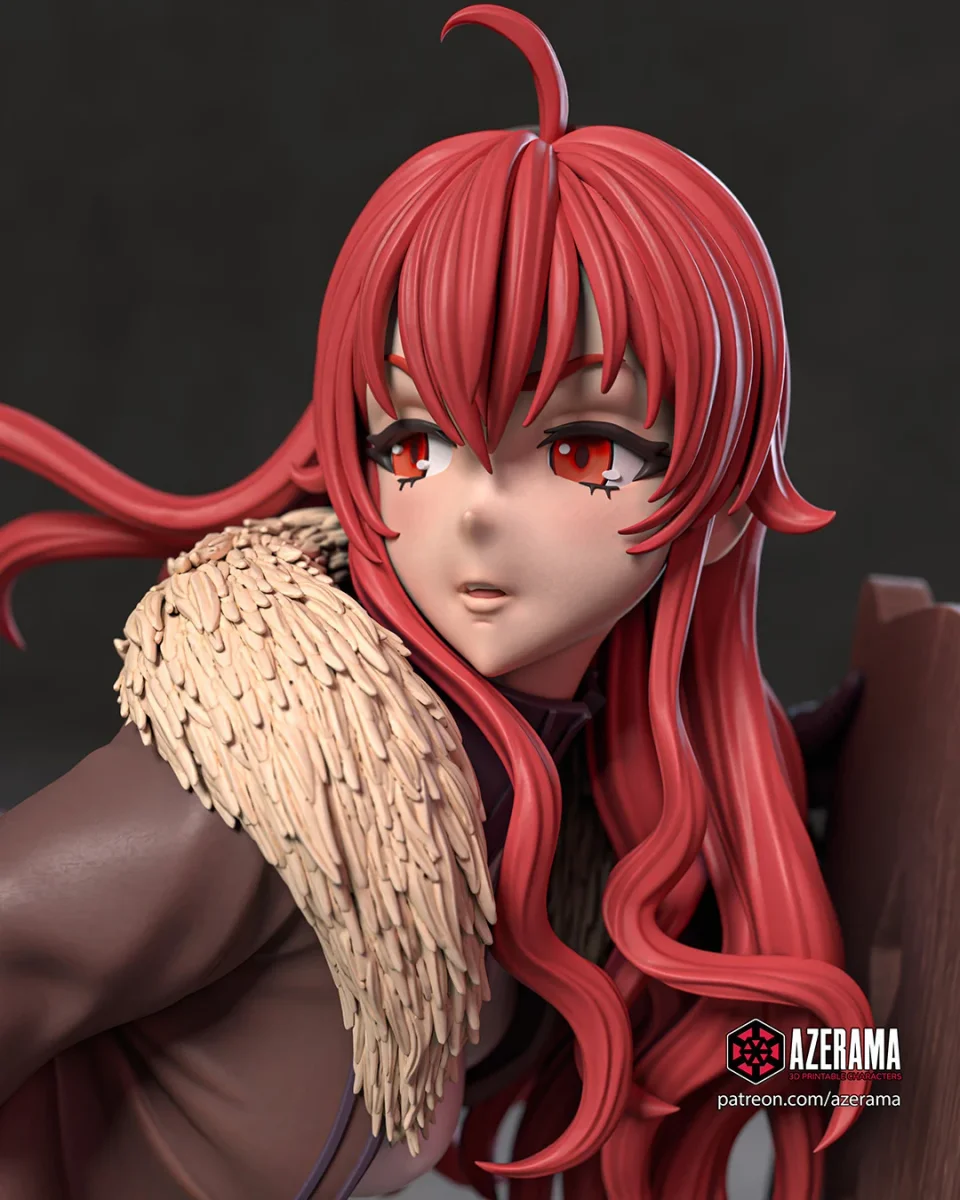 Eris Boreas Greyrat | Fan Art | 3D Printed Resin Model Garage Kit | *Un-Painted* | Azerama 2