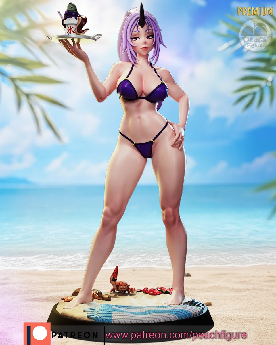 Shion Tensura | Fan Art | 3D Printed Resin Model Garage Kit | *Un-Painted* | Peach Figure 6