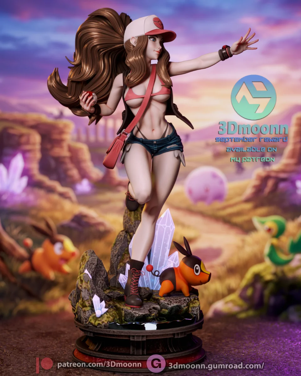Hilda | Fan Art | 3D Printed Resin Model Garage Kit | *Un-Painted* | 3DMoonn 11