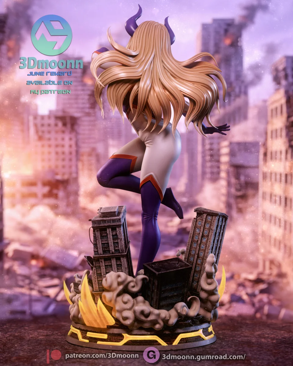 Mt. Lady | Fan Art | 3D Printed Resin Model Garage Kit | *Un-Painted* | 3DMoonn 4