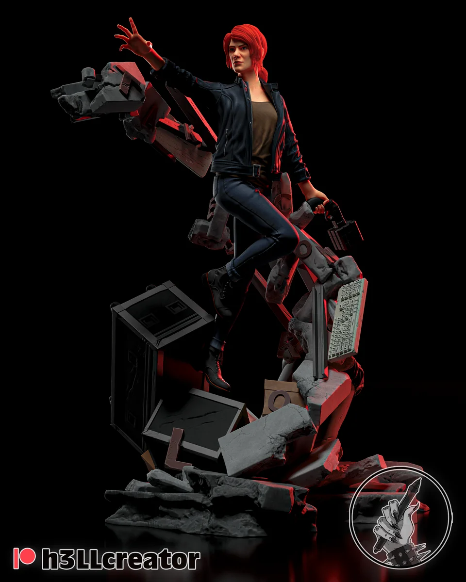 Jesse Faden | Fan Art | 3D Printed Resin Model Garage Kit | *Un-Painted* | H3LL Creator