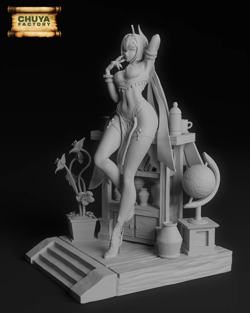 Nefer | Fan Art | 3D Printed Resin Model Garage Kit | *Un-Painted* | Chuya Factory 8