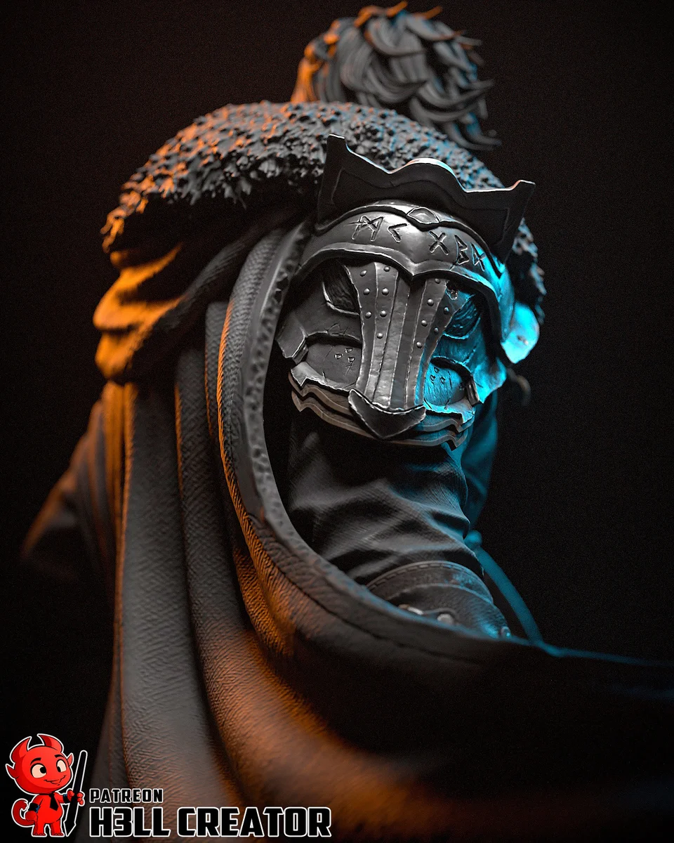 Kliff | Fan Art | 3D Printed Resin Model Garage Kit | *Un-Painted* | H3LL Creator 7
