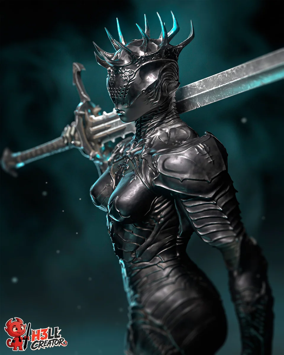 Proxima the Broodseeker | Fan Art | 3D Printed Resin Model Garage Kit | *Un-Painted* | H3LL Creator 5