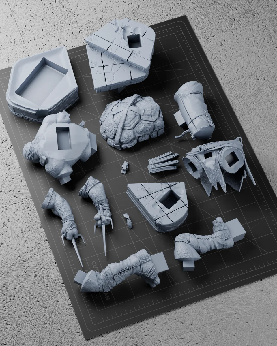 Raphael TMNT | Fan Art | 3D Printed Resin Model Garage Kit | *Un-Painted* | Zenith Studios 7