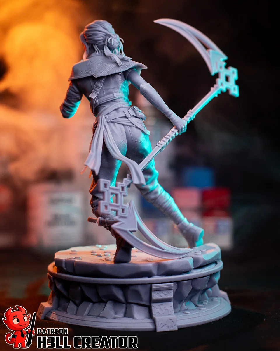Sciel | Fan Art | 3D Printed Resin Model Garage Kit | *Un-Painted* | H3LL Creator 12