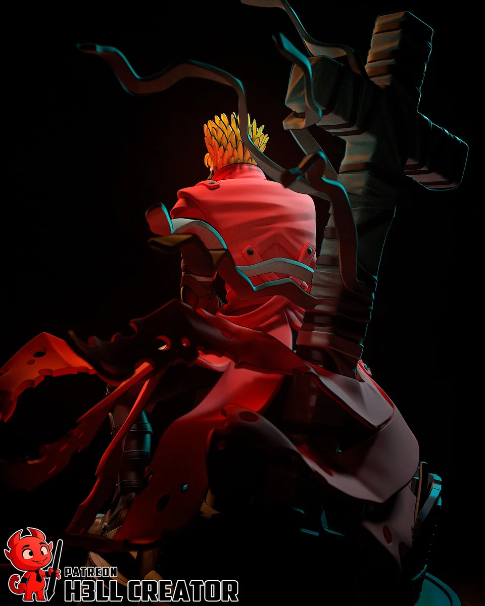 Vash the Stampede | Fan Art | 3D Printed Resin Model Garage Kit | *Un-Painted* | H3LL Creator 7
