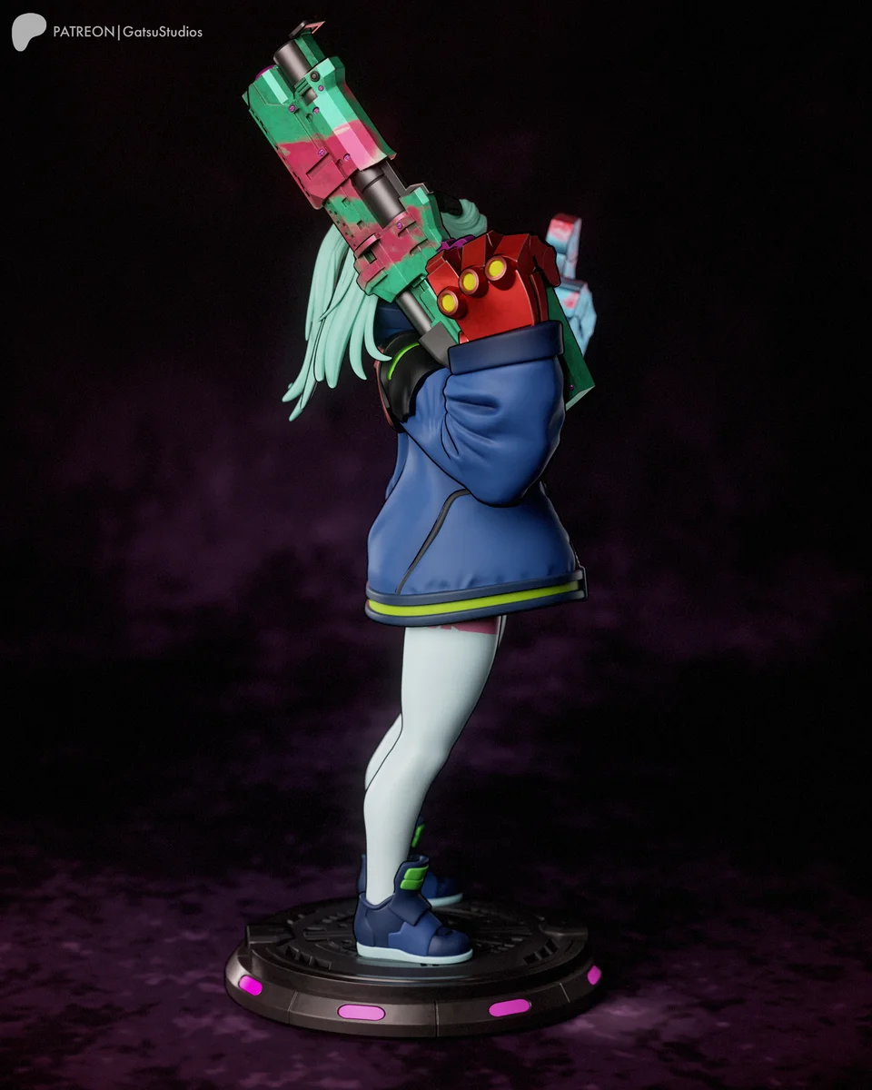 Rebecca | Fan Art | 3D Printed Resin Model Garage Kit | *Un-Painted* | Gatsu Studios 4