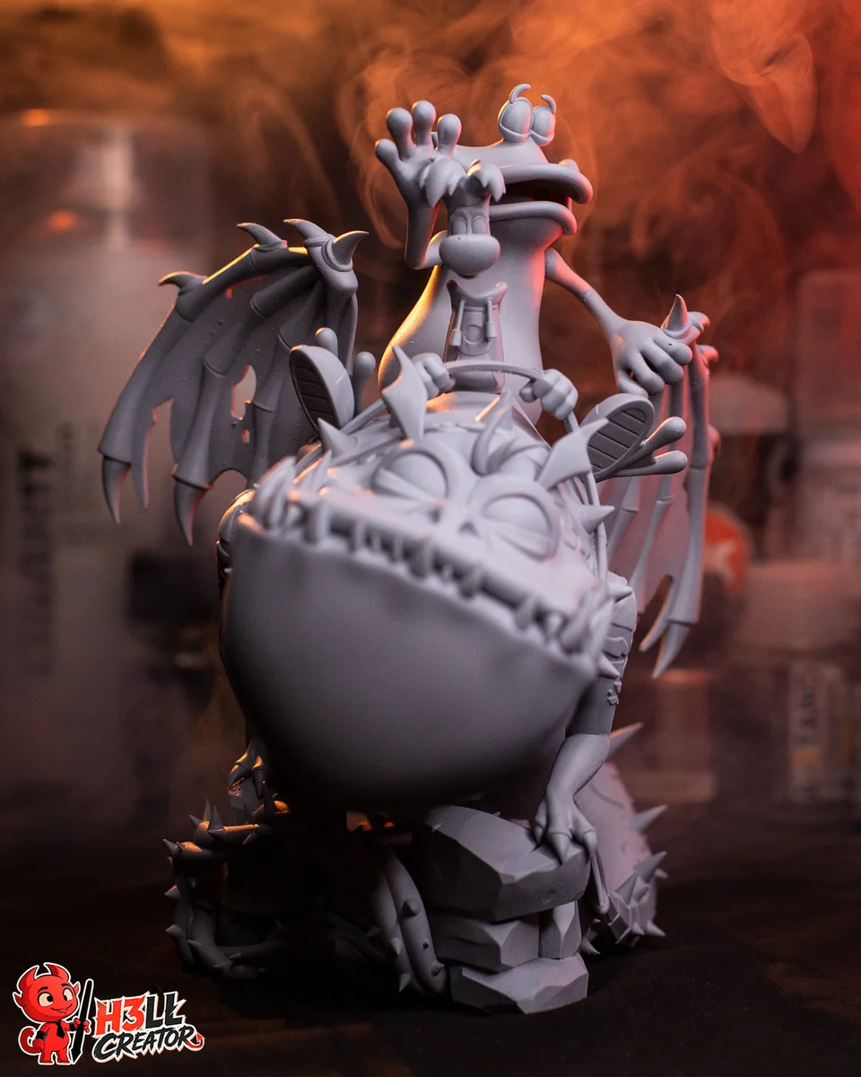 Rayman and Globox | Fan Art | 3D Printed Resin Model Garage Kit | *Un-Painted* | H3LL Creator 11
