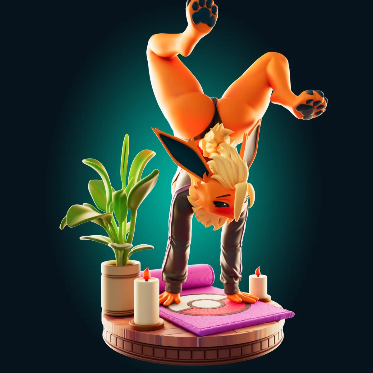 Fire Fox | Fan Art | 3D Printed Resin Model Garage Kit | *Un-Painted* | Officer Rhu 2