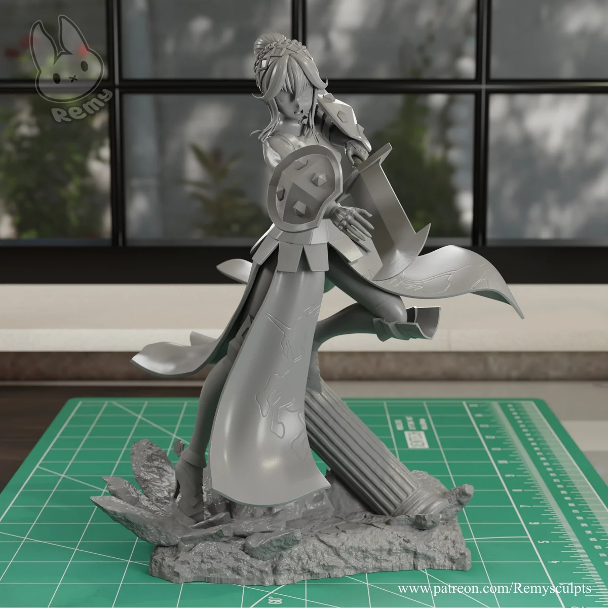 Virginia | Fan Art | 3D Printed Resin Model Garage Kit | *Un-Painted* | Remy Sculpts 5