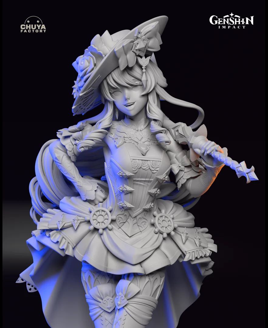 Navia Caspar | Fan Art | 3D Printed Resin Model Garage Kit | *Un-Painted* | Chuya Factory 17