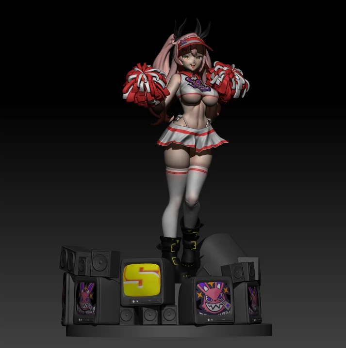 Nicole | Fan Art | 3D Printed Resin Model Garage Kit | *Un-Painted* | Yoru Studio 3