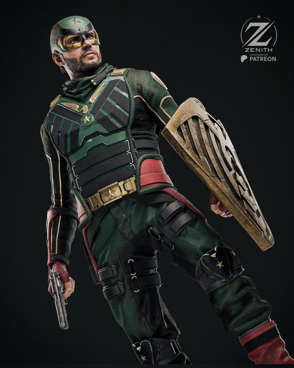 Soldier Boy | Fan Art | 3D Printed Resin Model Garage Kit | *Un-Painted* | Zenith Studios 6