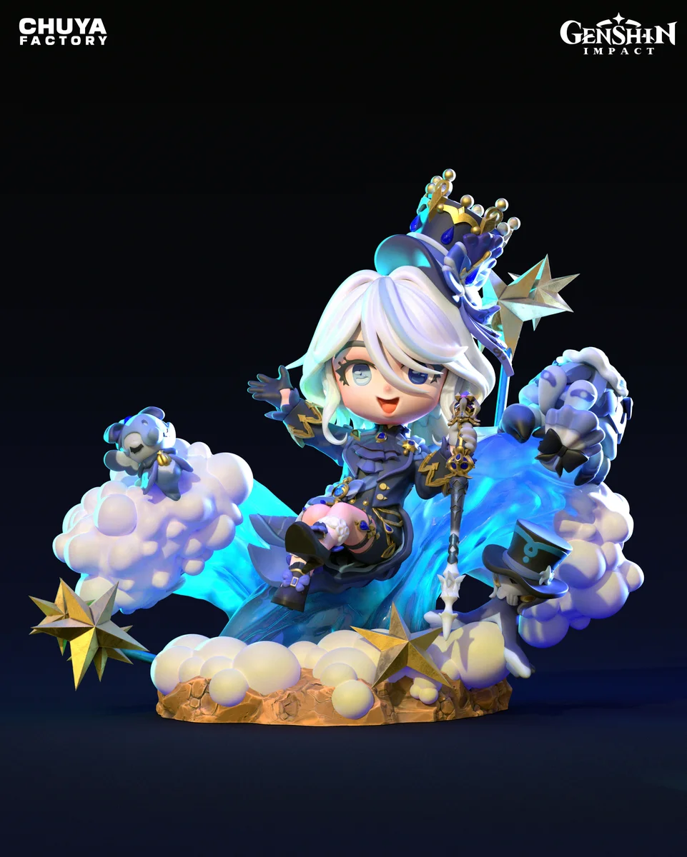 Chibi Furina | Fan Art | 3D Printed Resin Model Garage Kit | *Un-Painted* | Chuya Factory 5