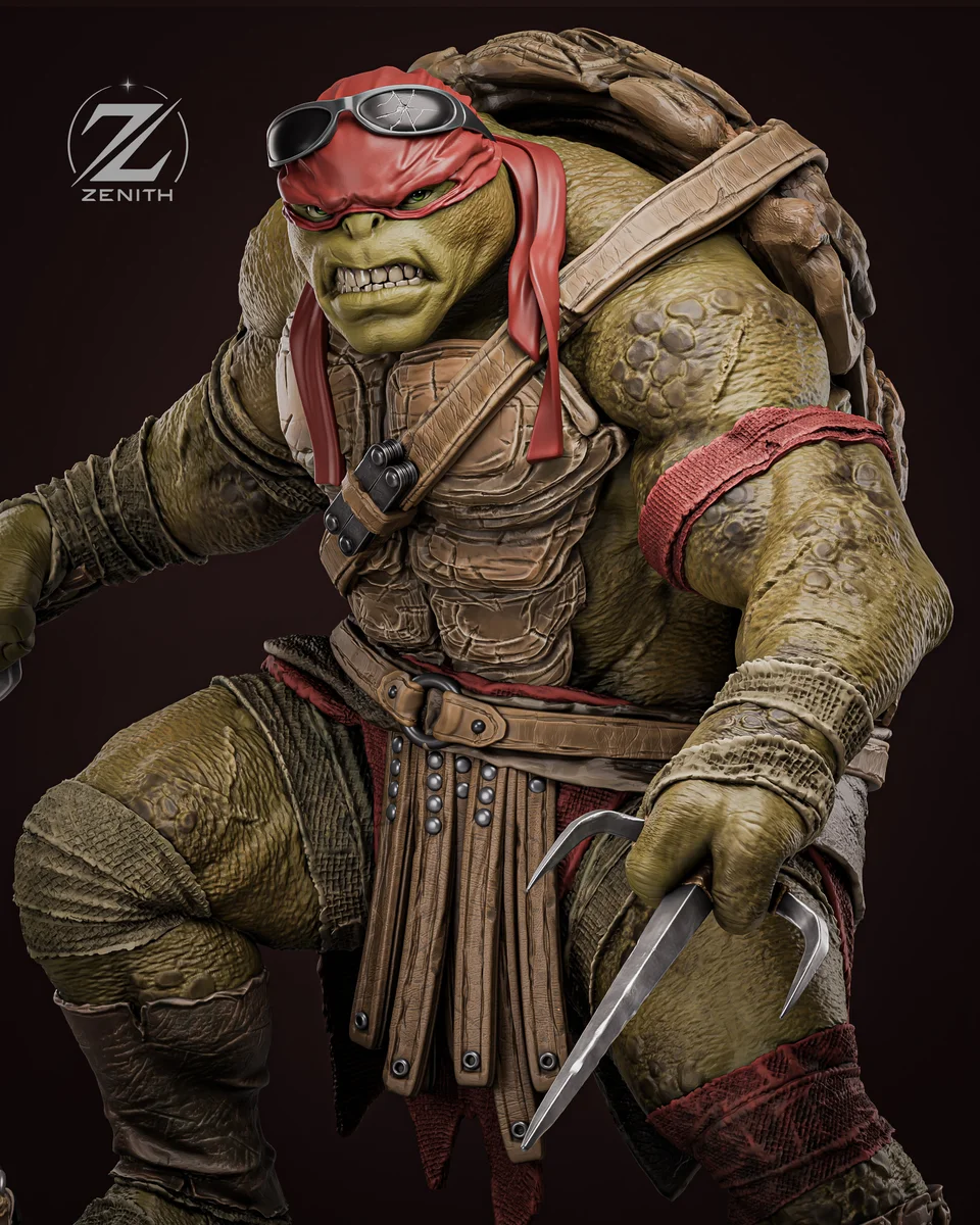 Raphael TMNT | Fan Art | 3D Printed Resin Model Garage Kit | *Un-Painted* | Zenith Studios