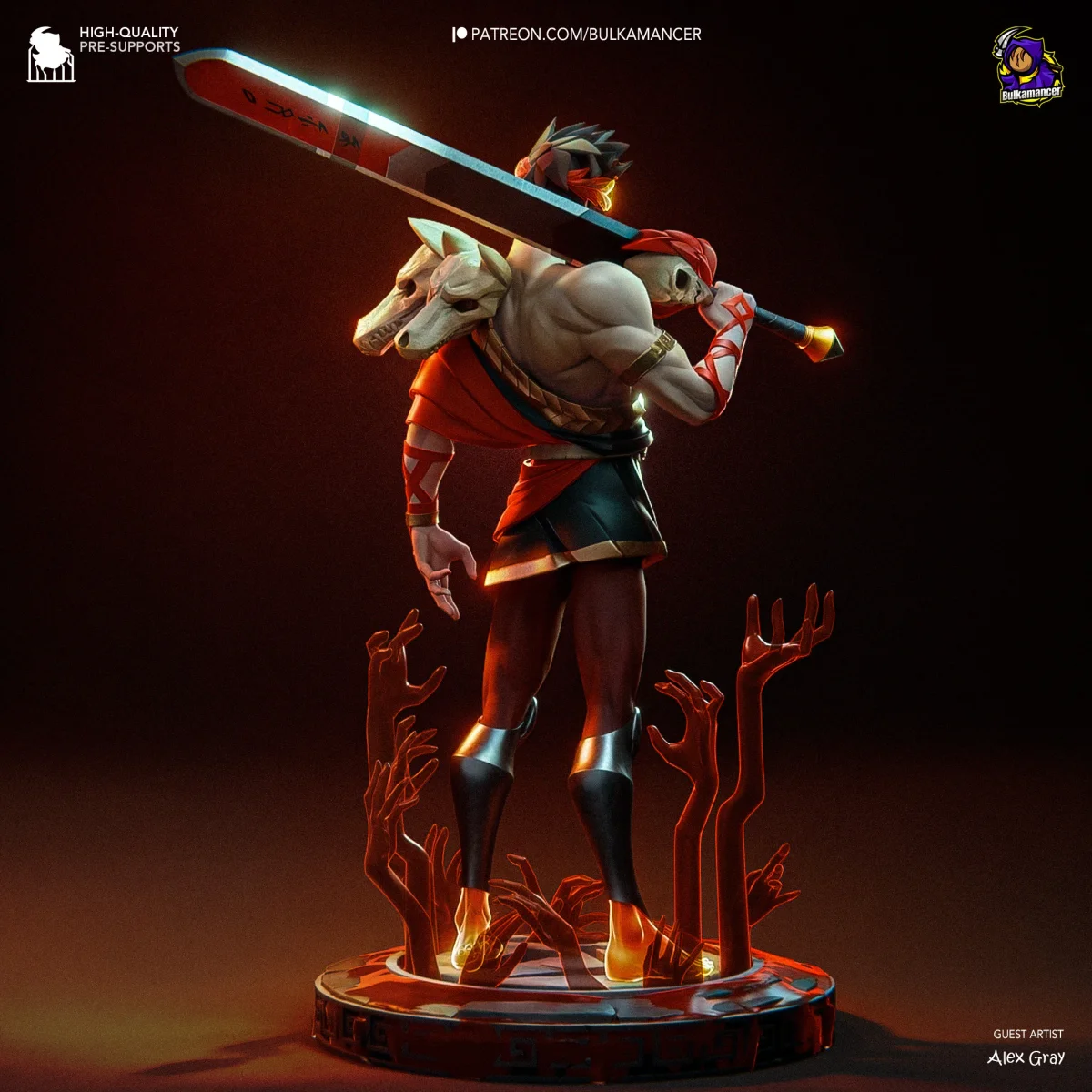 Zagreus | Fan Art | 3D Printed Resin Model Garage Kit | *Un-Painted* | Bulkamancer 4