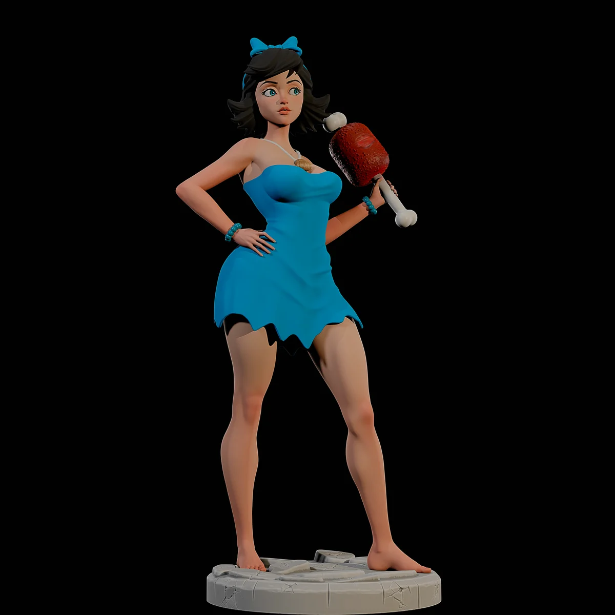 Betty | Fan Art | 3D Printed Resin Model Garage Kit | *Un-Painted* | Momoji 4