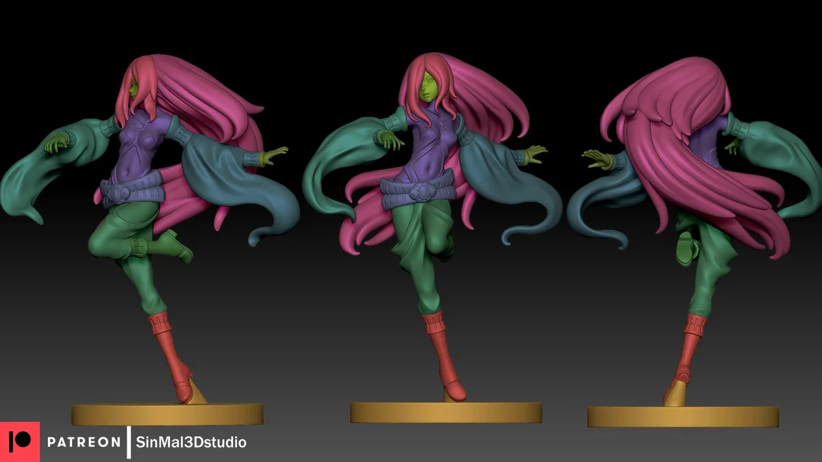 Raven | Fan Art | 3D Printed Resin Model Garage Kit | *Un-Painted* | Sin3Dstudio 8