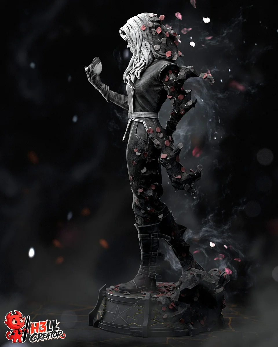 Alicia | Fan Art | 3D Printed Resin Model Garage Kit | *Un-Painted* | H3LL Creator 7