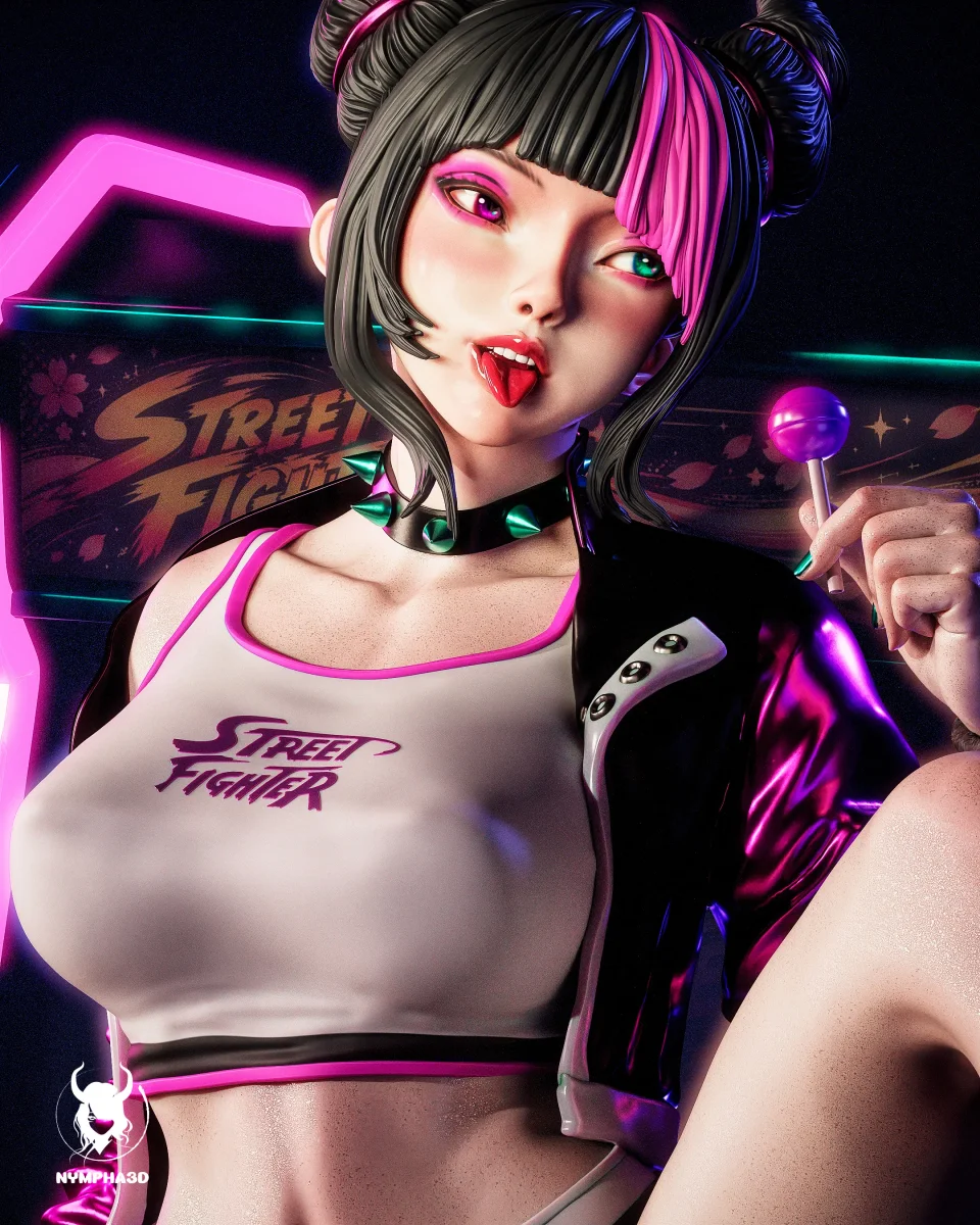 Juri Han | Fan Art | 3D Printed Resin Model Garage Kit | *Un-Painted* | Nympha3D 3