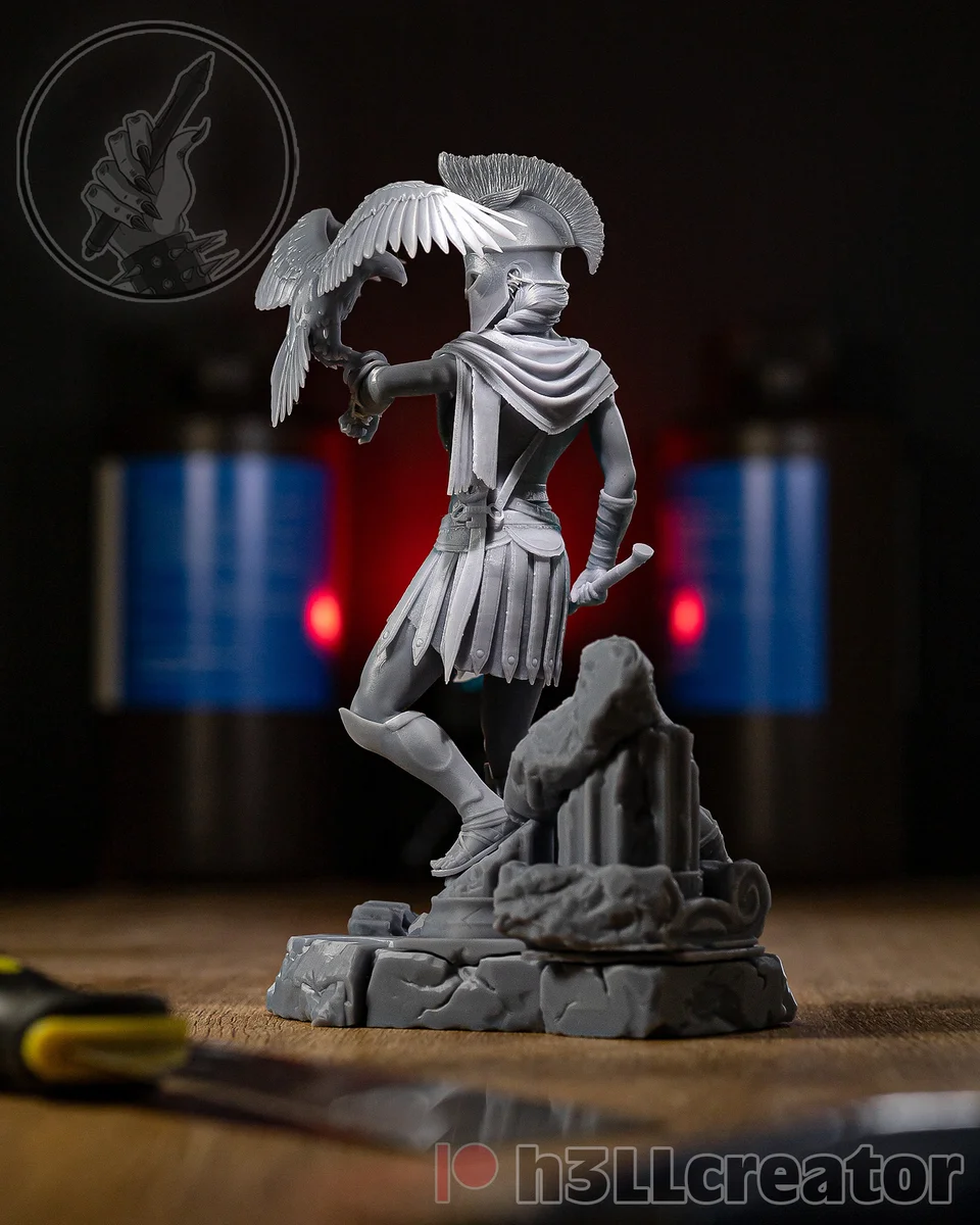 Kassandra | Fan Art | 3D Printed Resin Model Garage Kit | *Un-Painted* | H3LL Creator 11