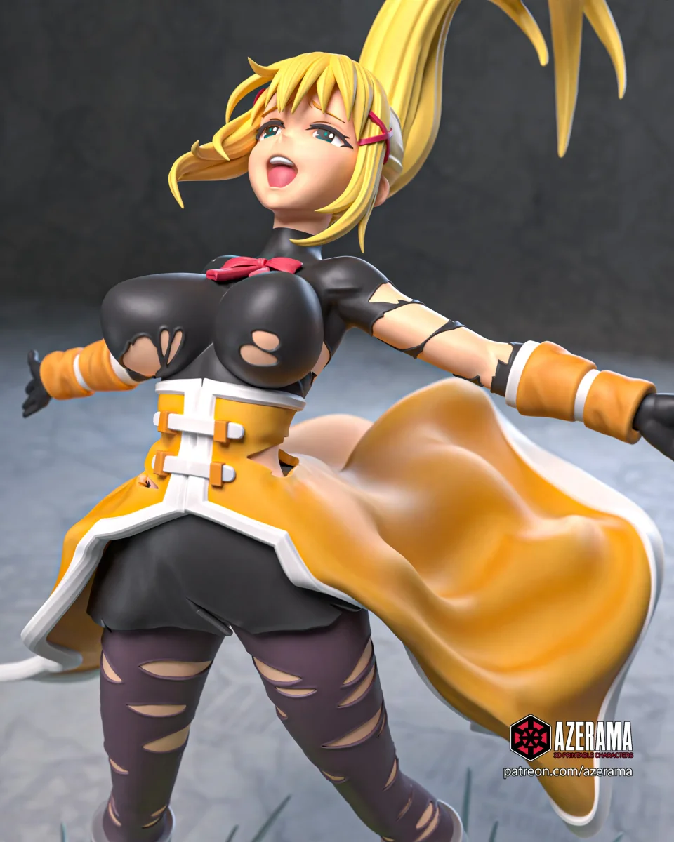 Darkness | Fan Art | 3D Printed Resin Model Garage Kit | *Un-Painted* | Azerama