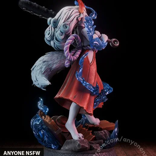 Yamato | Fan Art | 3D Printed Resin Model Garage Kit | *Un-Painted* | AnyoneNSFW 3