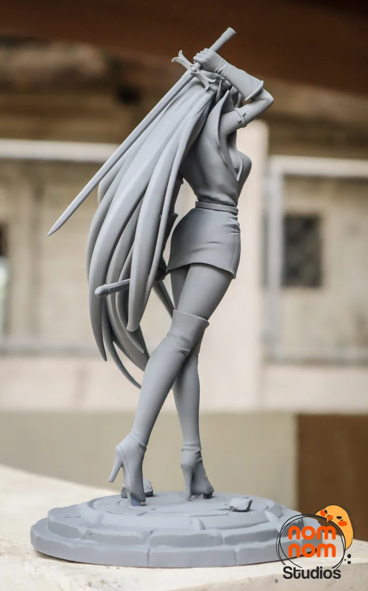 Pirotess | Fan Art | 3D Printed Resin Model Garage Kit | *Un-Painted* | Nomnom 7
