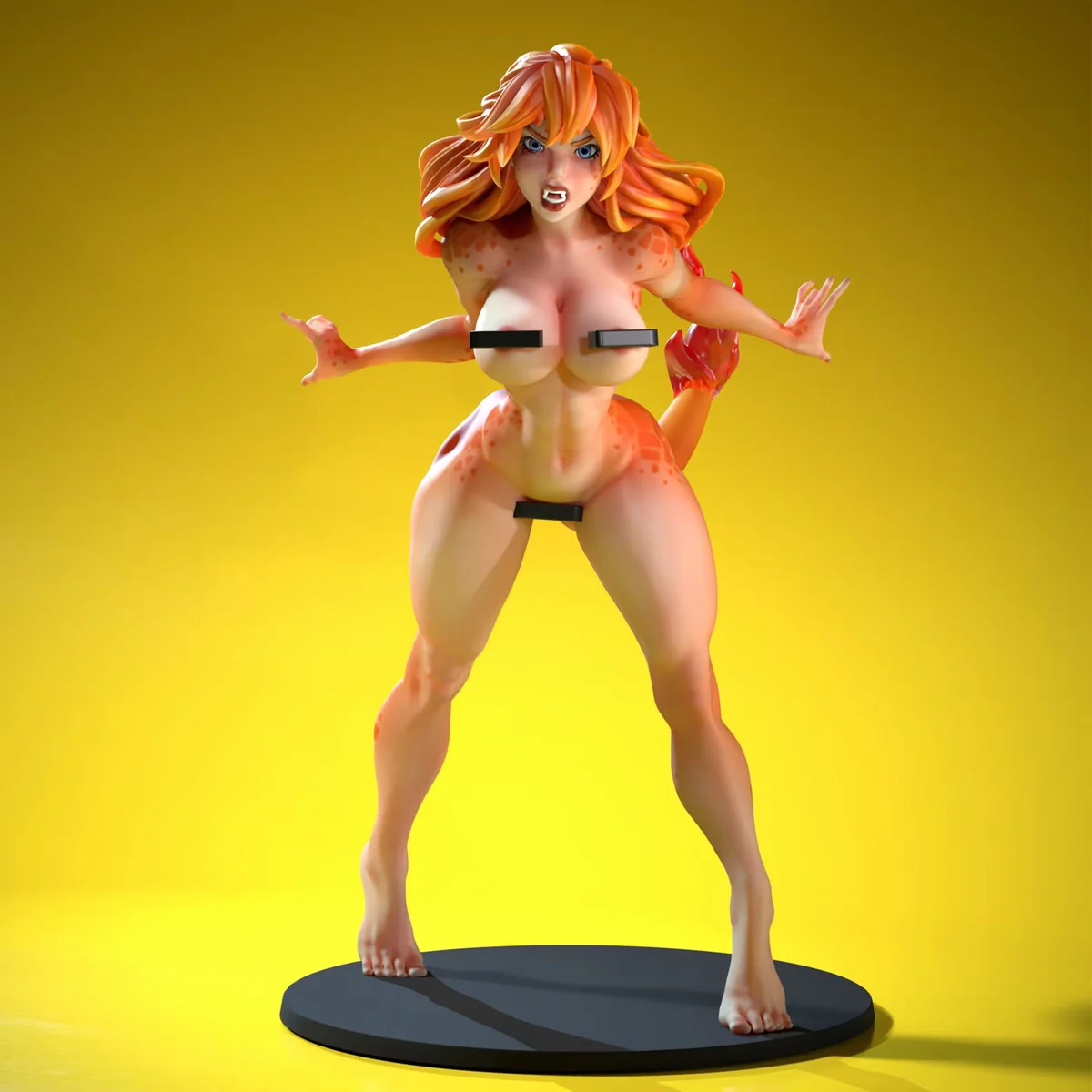 Charmelle - Waifumon | Fan Art | 3D Printed Resin Model Garage Kit | *Un-Painted* | SiryllArt 8