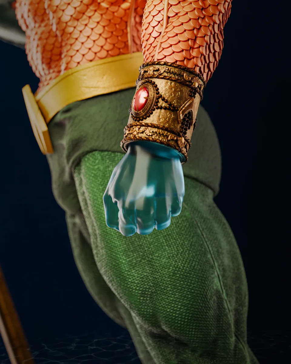 Aquaman Museum | Fan Art | 3D Printed Resin Model Garage Kit | *Un-Painted* | ZEZ Studio 10