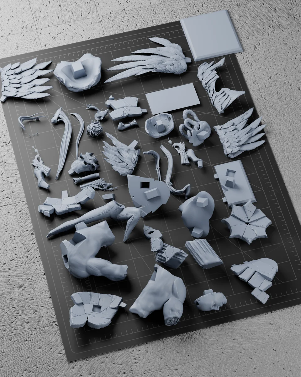 Bayonetta | Fan Art | 3D Printed Resin Model Garage Kit | *Un-Painted* | Zenith Studios 8
