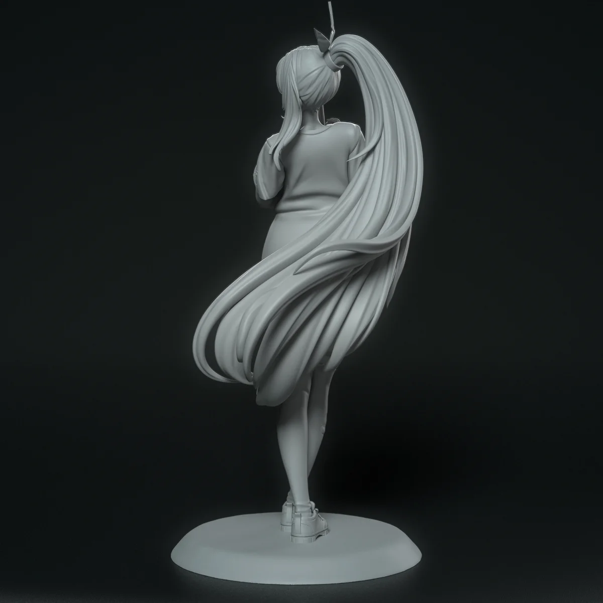 Noir | Fan Art | 3D Printed Resin Model Garage Kit | *Un-Painted* | Inari Figure 10
