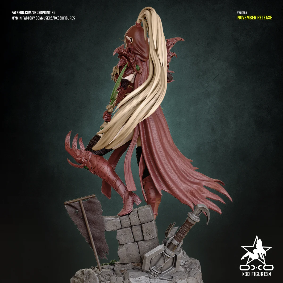 Valeera Sanguinar | Fan Art | 3D Printed Resin Model Garage Kit | *Un-Painted* | OXO3D 5