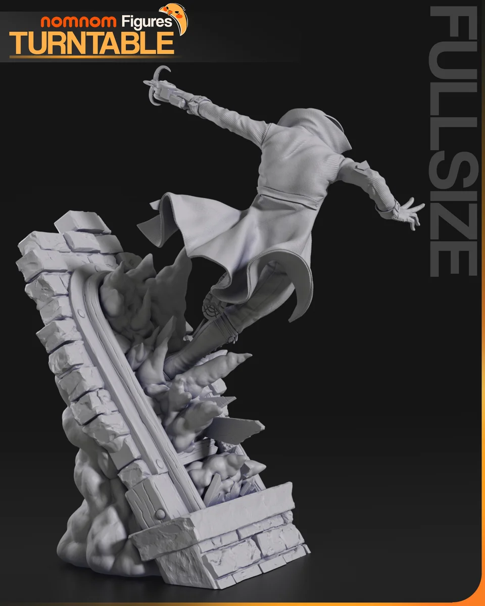 Spider-Noir | Fan Art | 3D Printed Resin Model Garage Kit | *Un-Painted* | Nomnom 8
