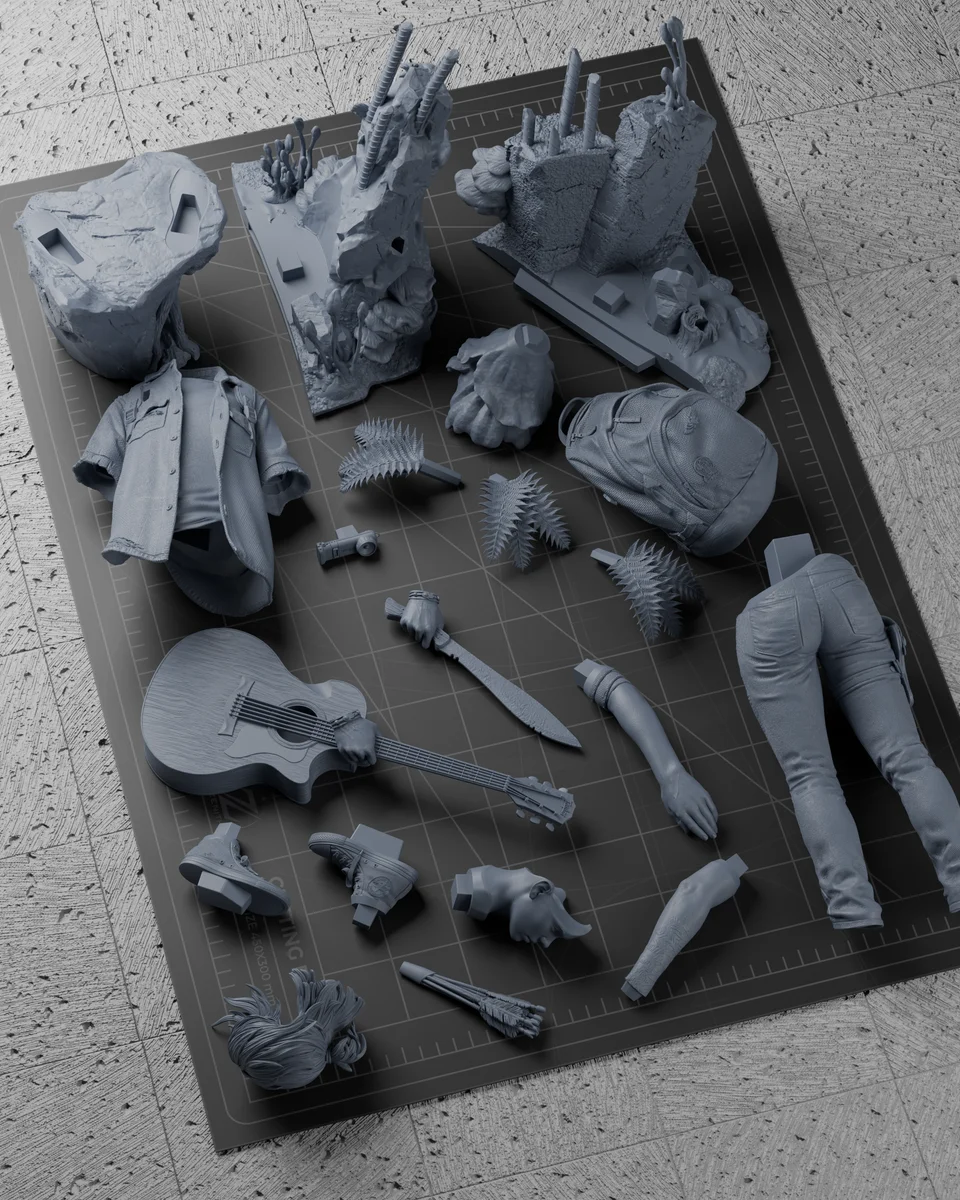 Ellie Willians | Fan Art | 3D Printed Resin Model Garage Kit | *Un-Painted* | Zenith Studios 9