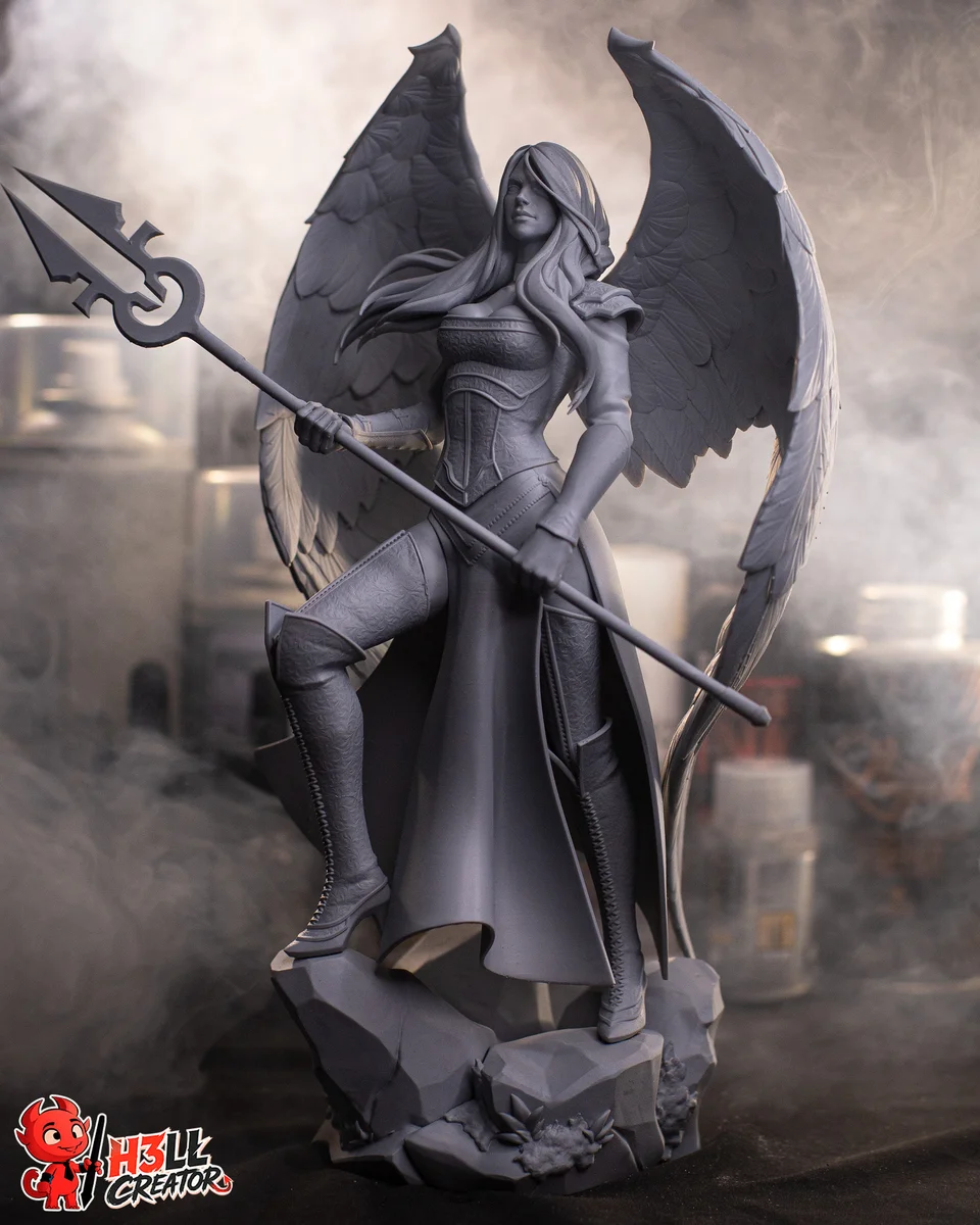 Avacyn | Fan Art | 3D Printed Resin Model Garage Kit | *Un-Painted* | H3LL Creator 10