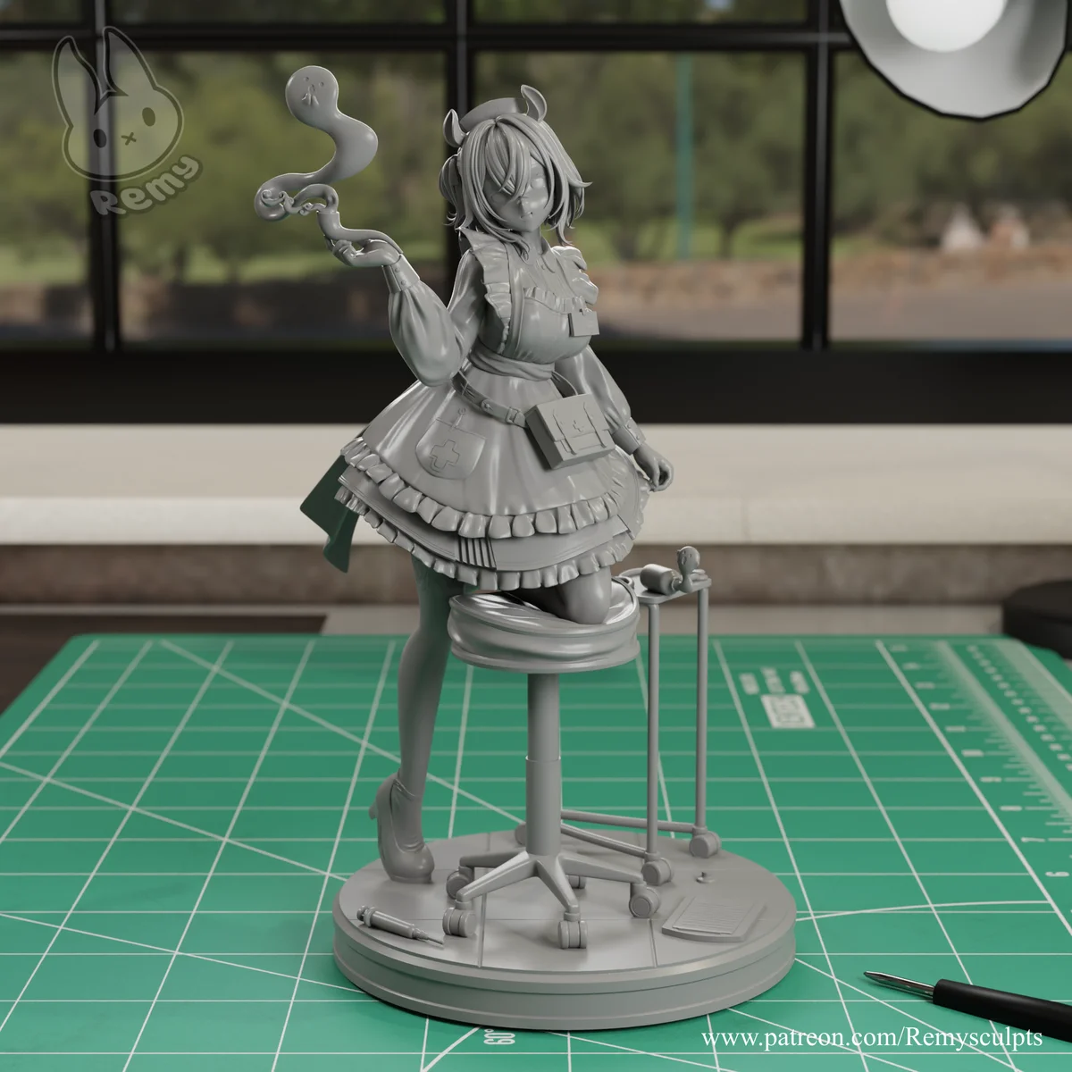 Nimi Nightmare | Fan Art | 3D Printed Resin Model Garage Kit | *Un-Painted* | Remy Sculpts 5