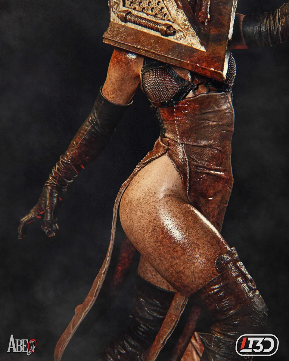 Pyramid Head | Fan Art | 3D Printed Resin Model Garage Kit | *Un-Painted* | Abe3D 11