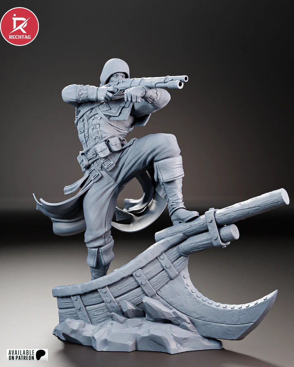 Shay Cormac | Fan Art | 3D Printed Resin Model Garage Kit | *Un-Painted* | Rechtag 11