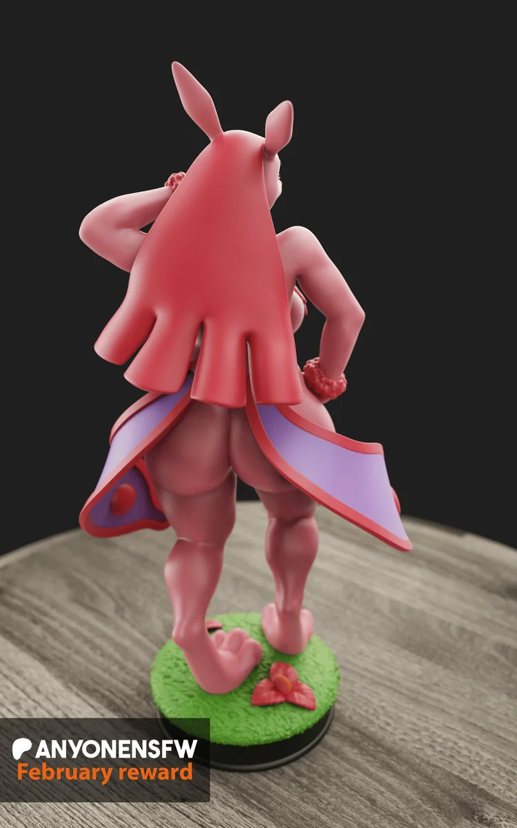Lovander | Fan Art | 3D Printed Resin Model Garage Kit | *Un-Painted* | AnyoneNSFW 3