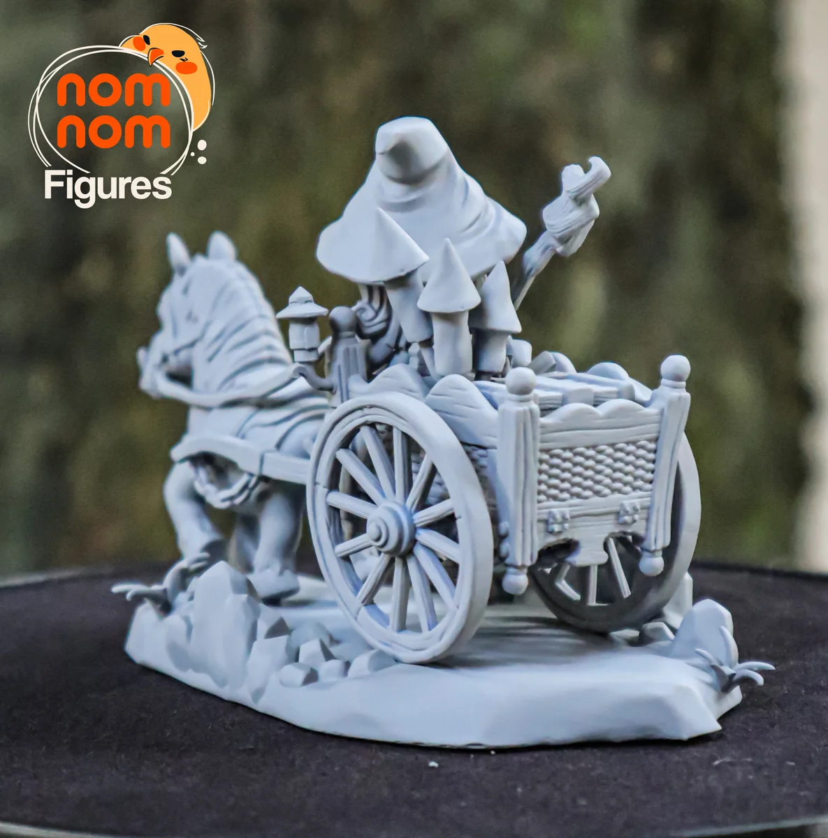 Chibi Gandalf | Fan Art | 3D Printed Resin Model Garage Kit | *Un-Painted* | Nomnom 7